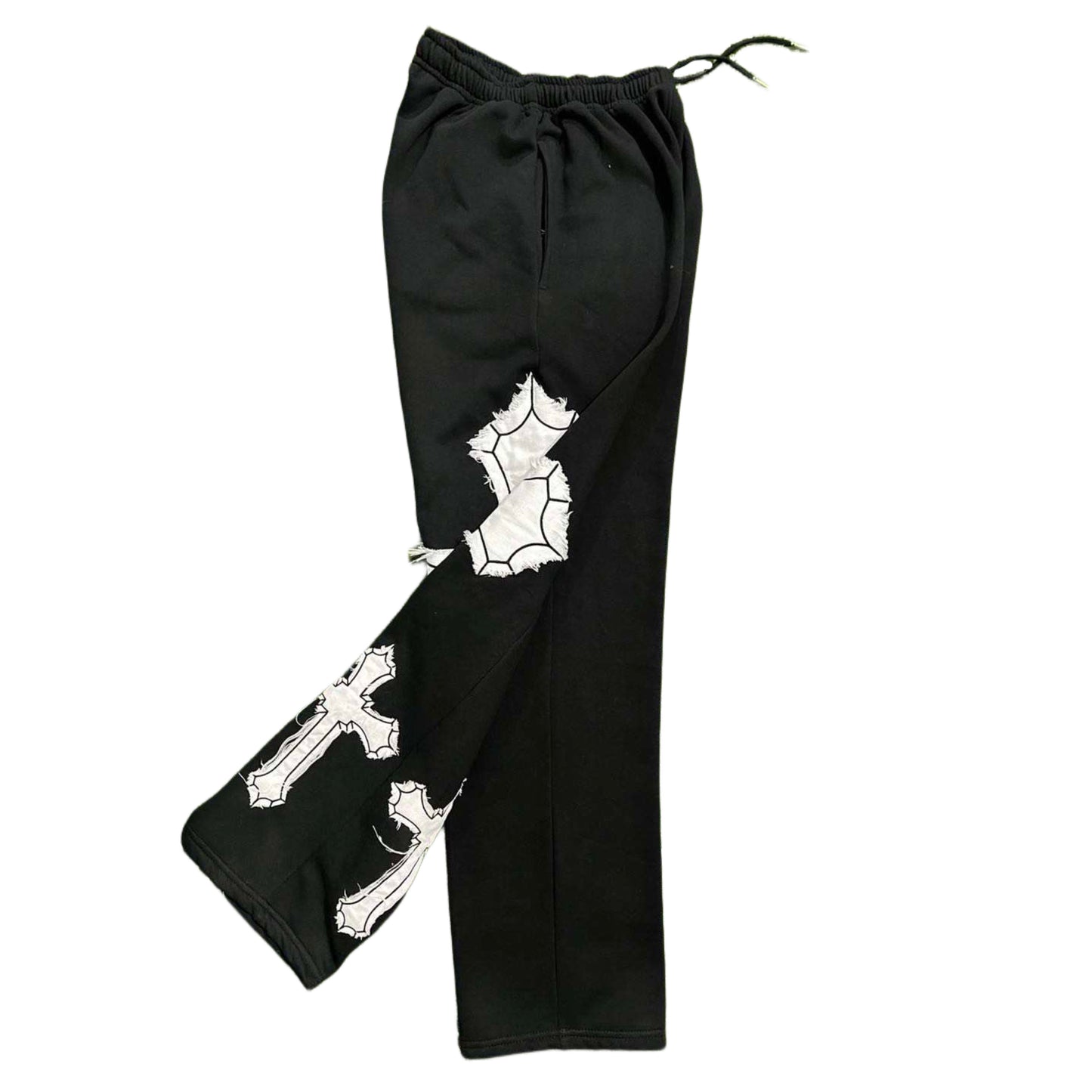 CRWN Savior Black Sweatpants