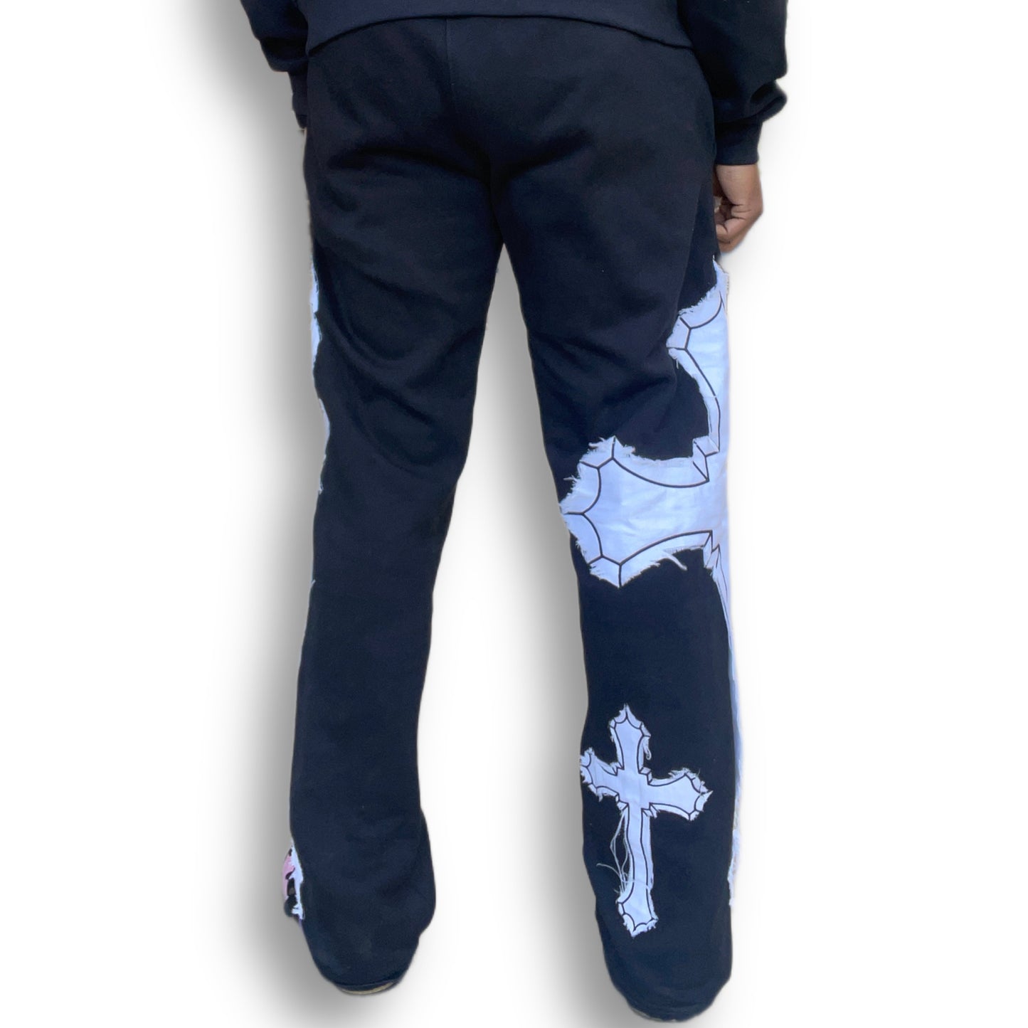 CRWN Savior Black Sweatpants